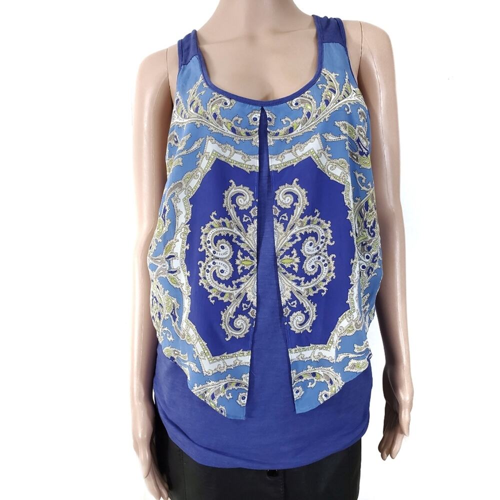 Leifnotes | Layered Patterned Split Front Tank - image 3